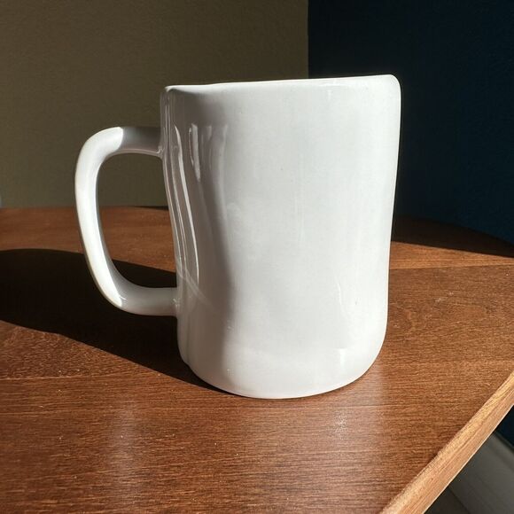 Rae Dunn Mug by Magenta Hop To It Mug White with Pink Inside New Easter Spring - Picture 4 of 6